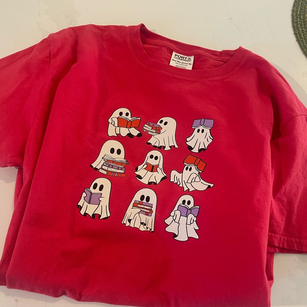 Book Ghost Graphic T-Shirt
